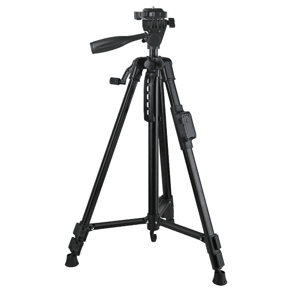 3366-A - Adjustable Tripod Stand With Quick Release Plate - Black