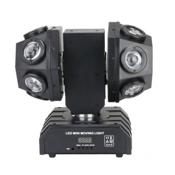 H1-11-4 12Led 10W Double Arm Spider LED Moving Head Laser Beam Light