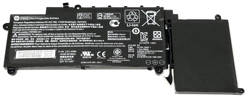 Original OEM HP Stream X360 11-P000, 310 G1, PS03XL, 787088-241,787520-005