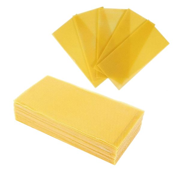 30Piece Beeswax Sheets for Candle Making Bees Wax Sheets for Beehives Honey