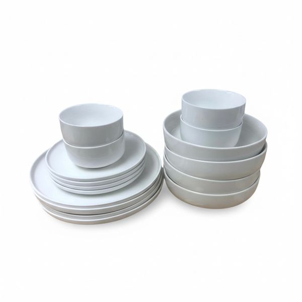 24 Pieces Modern Porcelain Dinnerware