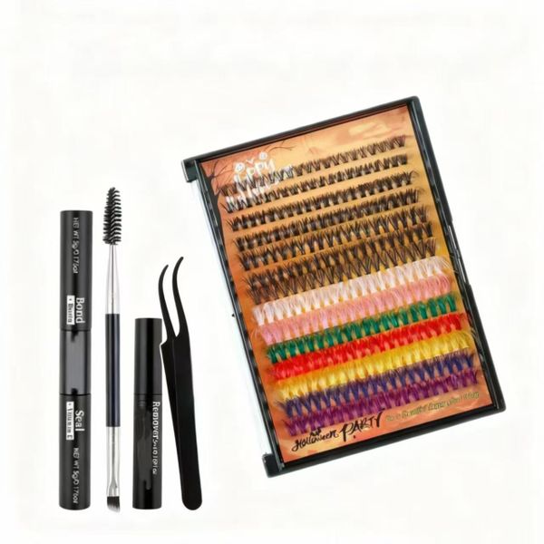 280pcs Atmosphere Inspired DIY Eyelash Extension Colored Eyelash Set