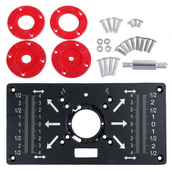 235x120x8mm Trimming Machine Panel Woodworking Router Table Insert Plate