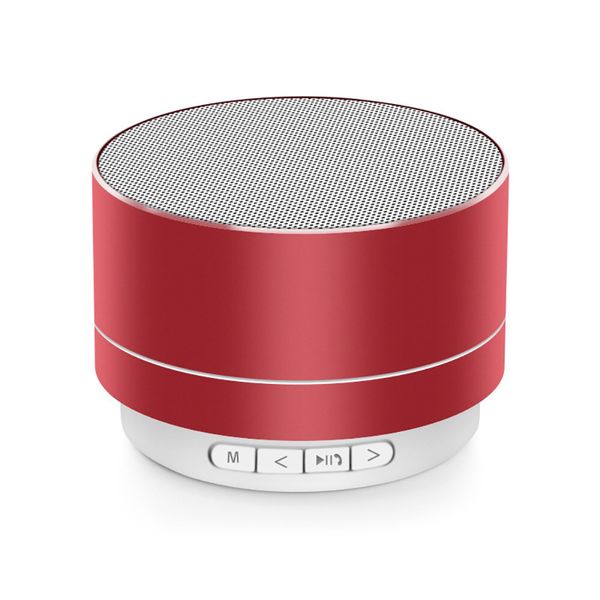 Mini Portable Wireless Bluetooth Speaker Stereo Music Loudspeaker - Red