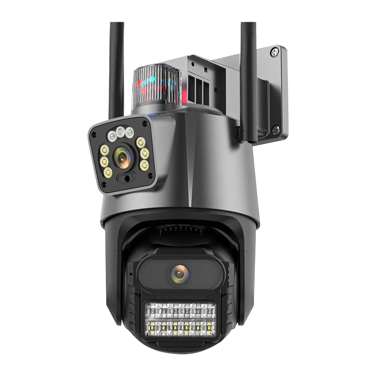 Outdoor PTZ Security Camera 4K - Dual Lens, WiFi, Night Vision