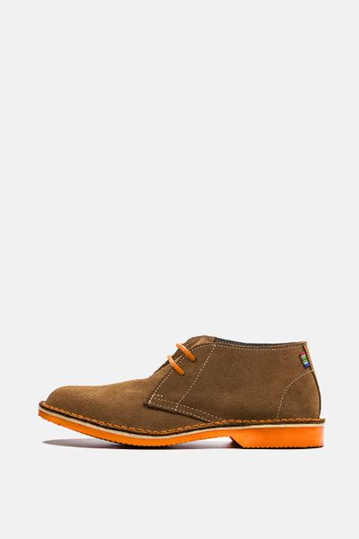 The Bloem Veldskoen Heritage Handmade With Genuine Leather (Orange Sole)