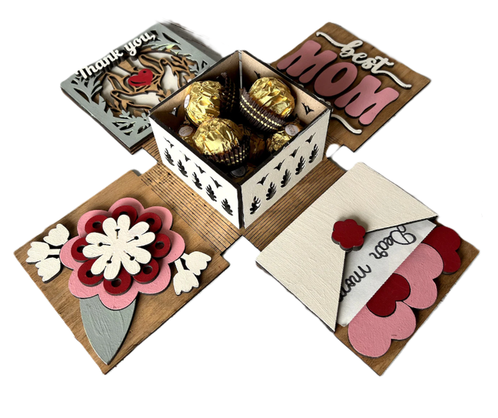 Mom Exploding Gift Box