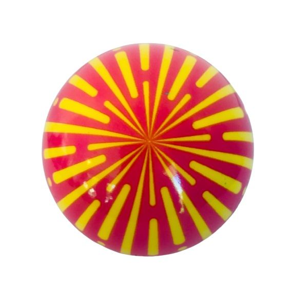 Extreme High Bounce Ball - Pink &amp; Yellow Burst