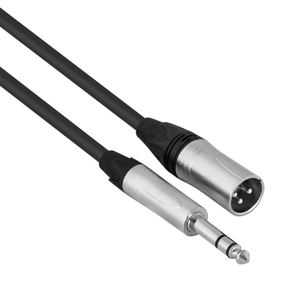 Hybrid XLR Male-Jack Stereo 1.8m