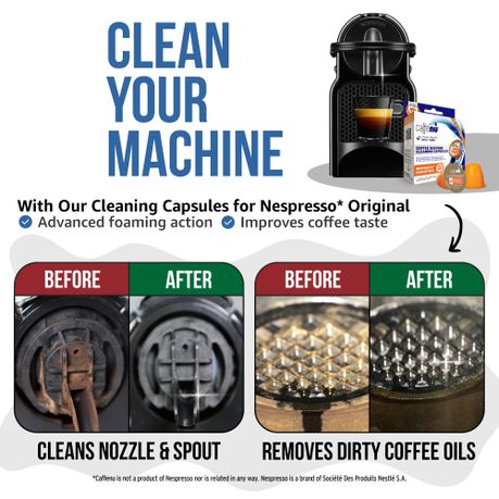 Nespresso cleaning pods best sale