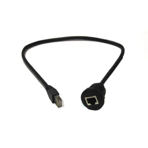 XY-RJ45SPJF-2/50 Shielded RJ45 Panel Female Receptacle with 50cm Flylead