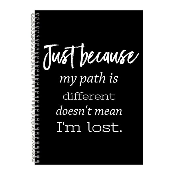 Different A4 Notebook Spiral Lined Motivational Sayings Graphic Notepad 187