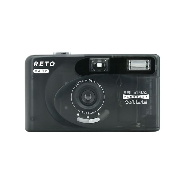 RETO PANO 35mm Film Camera Metallic Black