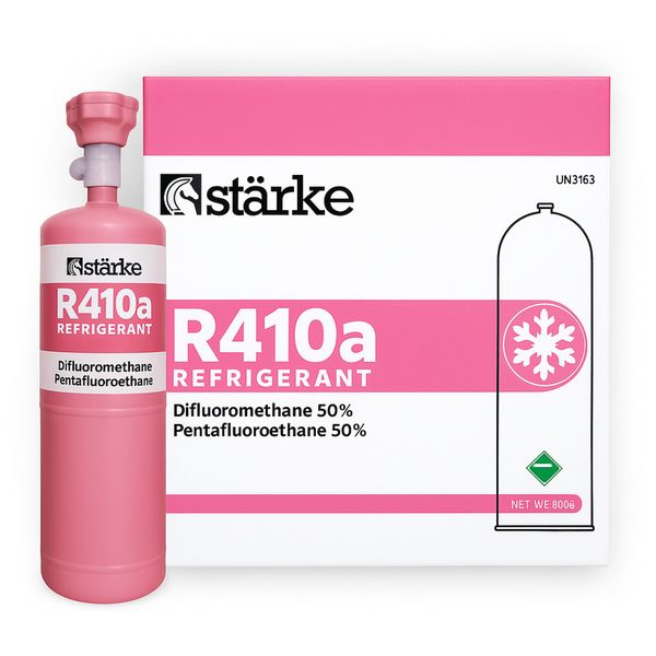 Refrigerant Gas R410A - 800g High-Efficiency Cooling | Starke 12 Pack
