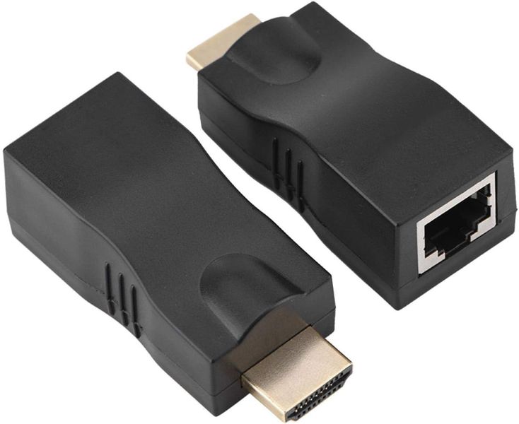 HDMI to RJ45 HDTV Extender by Cat-5e/6 cable 2Pcs -B5390