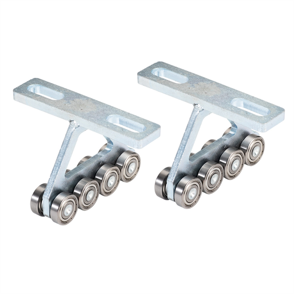 2Pcs Hoist Trolley For Pa200-1000 Hoist 8 Wheels Trolley Assembly