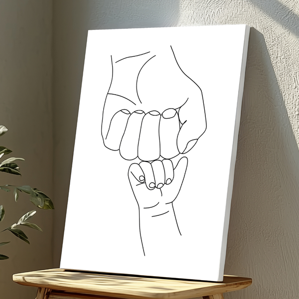Father Child Hands image