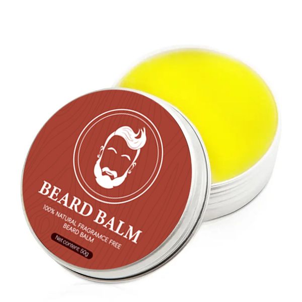 Natural Fragrance Free Beard Balm - Softening &amp; Styling Care for Men