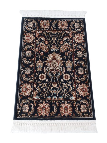 Tabriz High Quality Machine Made Black 90 X 60 image