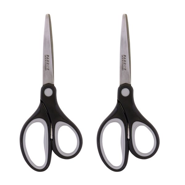 Parrot Products 2 Pack of Grey 18cm Scissors