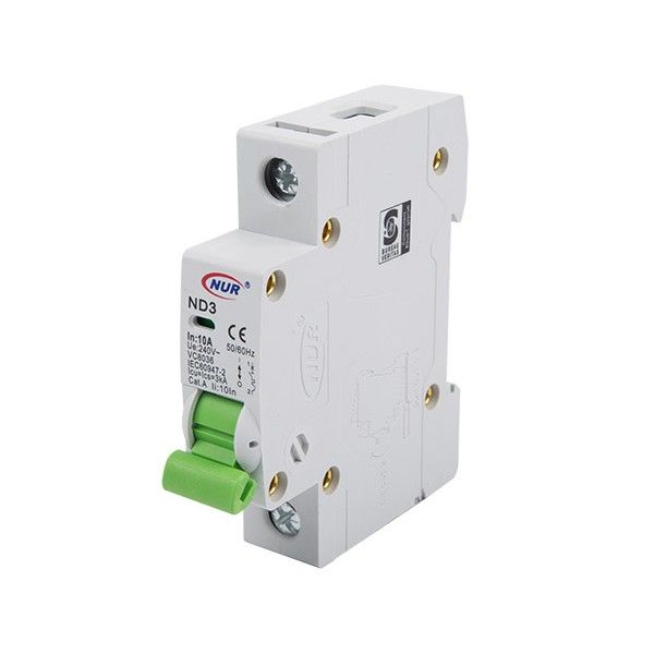 DIN Rail SP Circuit Breaker - 20 Amp x 3ka - 2 Pack
