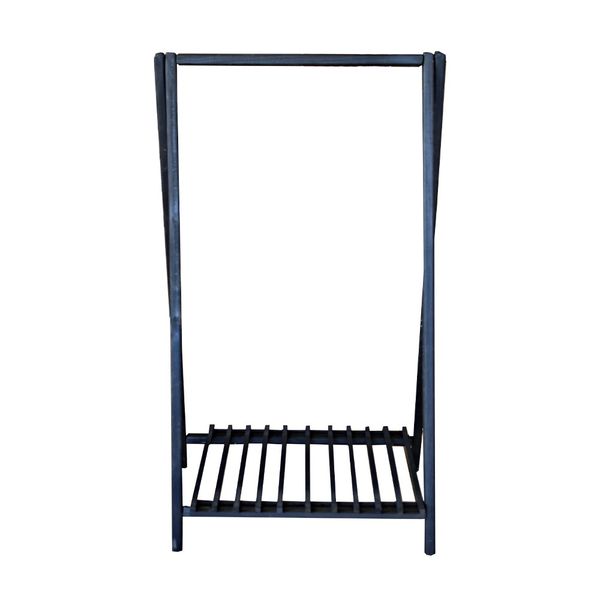 Clothing Rack With Storage Shelf By Woodly