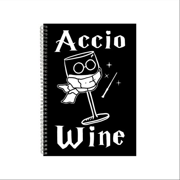 Wine Wire Bound Notebook Gift Idea Writing Books A4 Notepad