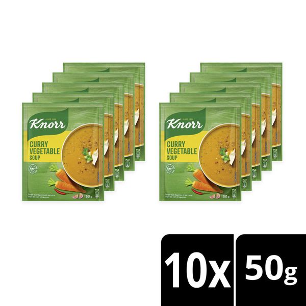 Knorr Curry Vegetable Thickening Soup 10x50g
