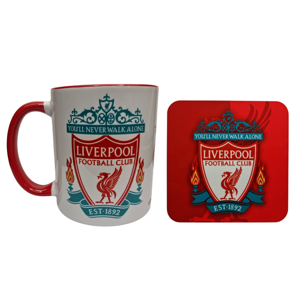 Liverpool FC Mug &amp; Coaster Combo 3.0