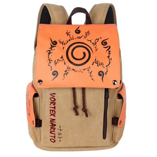 Naruto Anime Backpack Laptop Computer Backpack Travel Bag Hiking Camping