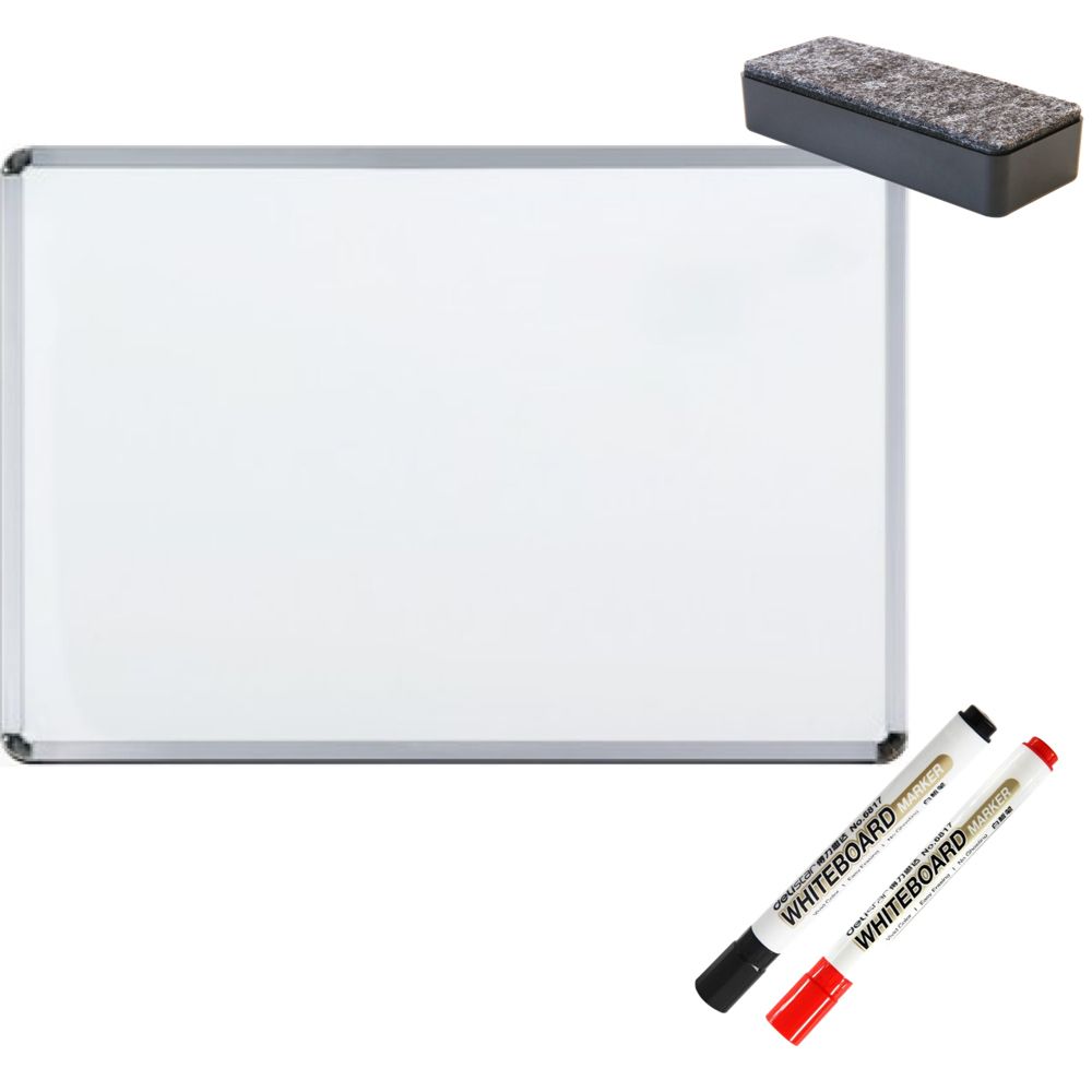 Craft Double Sided Whiteboard/Chalkboard With Markers and