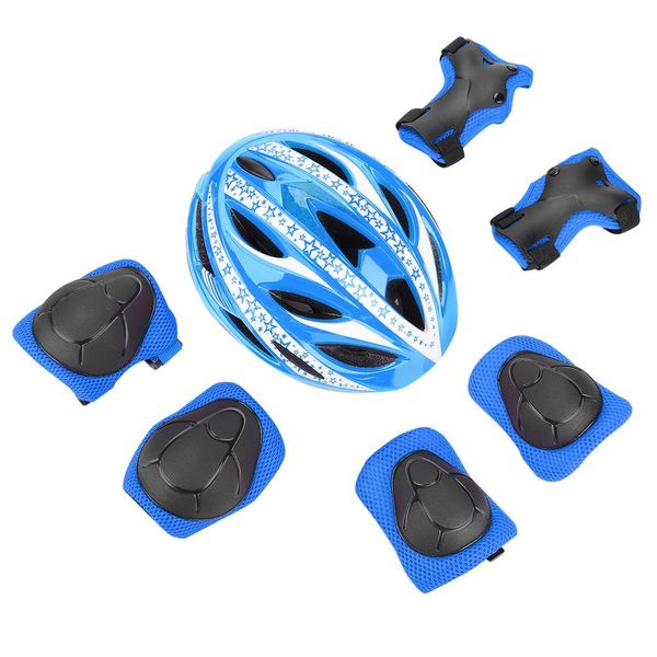 GUB Kids' Durable Helmet &amp; Wrist/Elbow/Knee Pads for Biking, Scooting