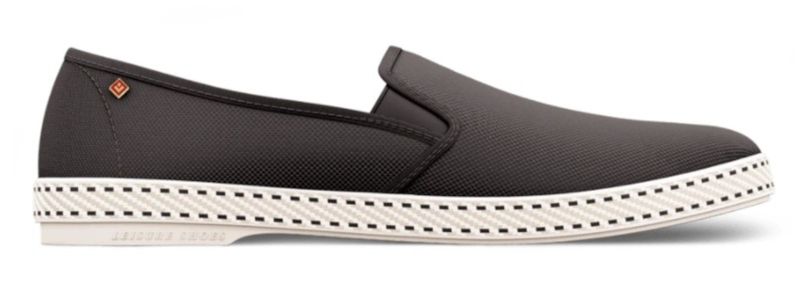 Rivieras Classic Canvas Slip On - Black