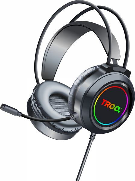TROO Gaming FULL TILT GAME MASTER RGB USB Wired Headset With Microphone