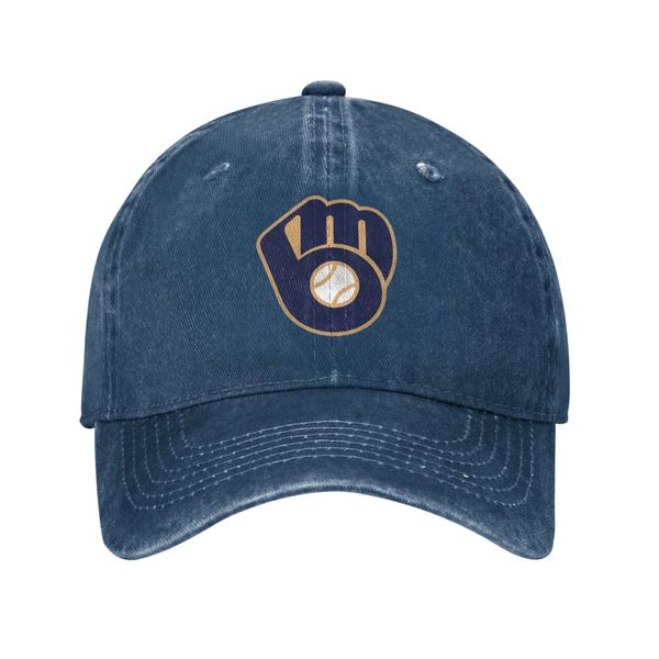 Milwaukee Brewers Classic Men's Baseball Cap Hat Trucker Cap