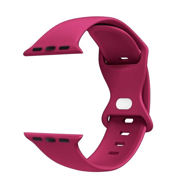 Silicone Bubble Watch Strap Compatible With Apple - Violaceous Purple