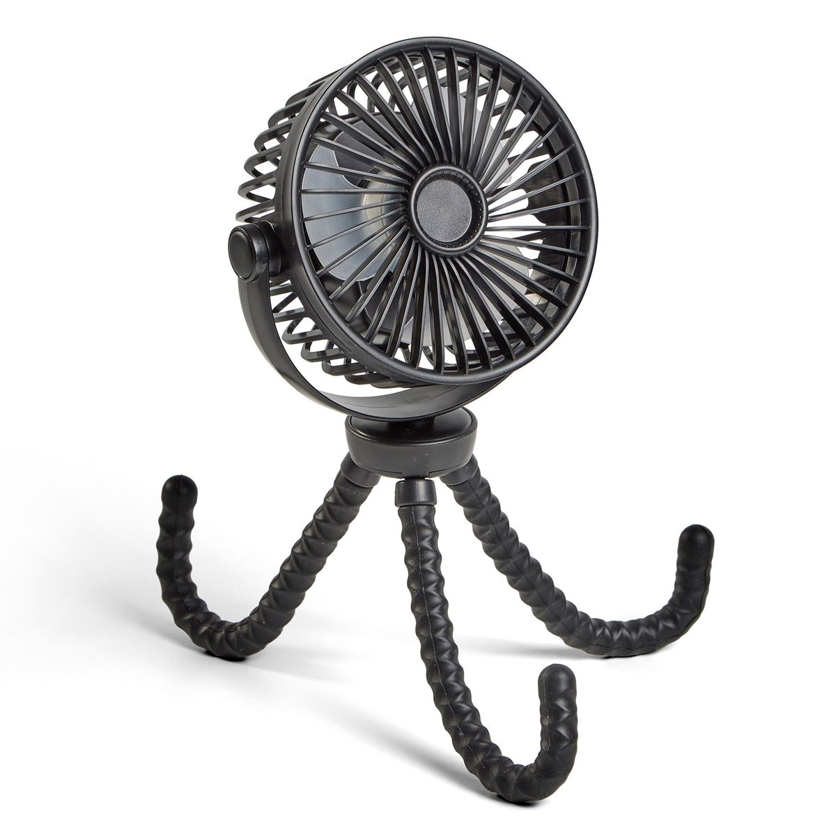 Chenshia 3 Speed Rechargeable Portable Desk & Stroller Fan Flexible Octopus