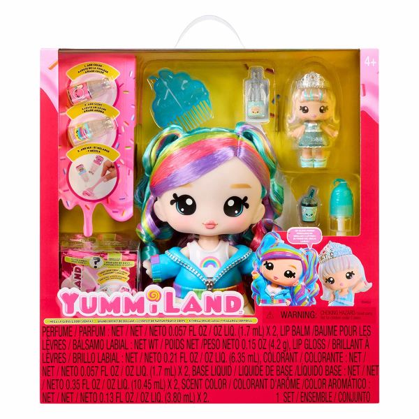 Yummiland Skylar Rainbow Belt Large Doll and Lipstick Mega Assortment