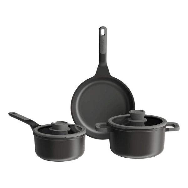 BergHOFF 5-pc Cookware Set Non-stick Stone+
