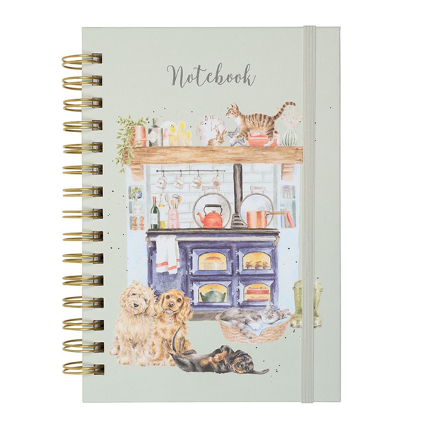 A5 Notebook - "The Country Kitchen" Dogs and Cats
