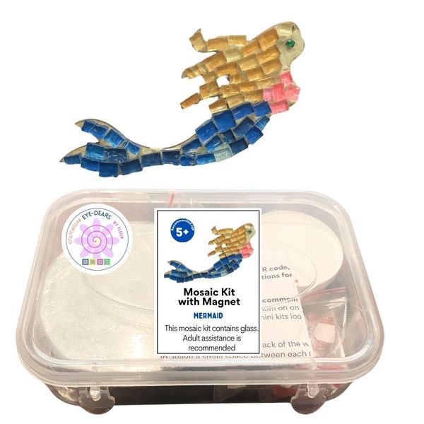 Mosaic Craft Kit with Magnet - Mermaid (Small)