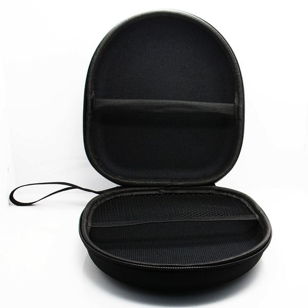 1Pc Hard Case For Headphones Cable Carrying SD Card Hold Box Black