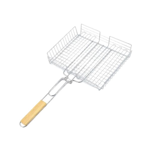 Portable BBQ Grill Basket With Handle For Outdoor Picnic Camping YF-38