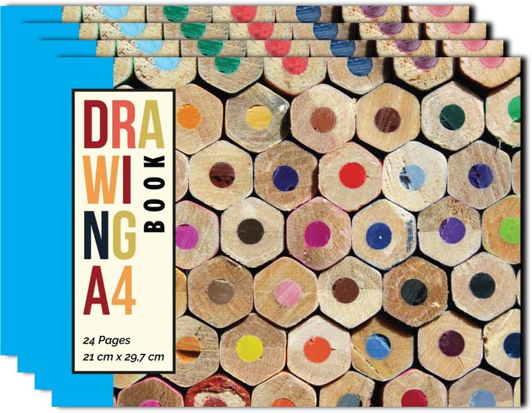 Drawing Book - A4 90Gsm (210X297Mm) 24 Page X4