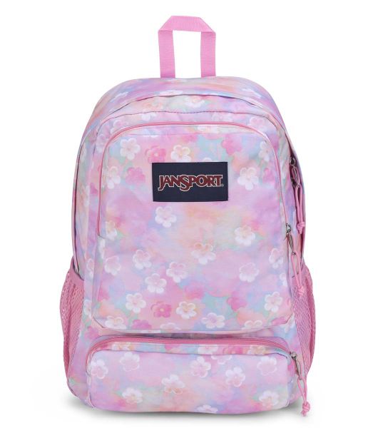 JanSport Doubleton Laptop Backpack - Neon Daisy