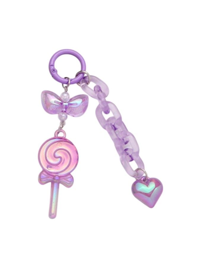 Sparkling Lolipop Keychain