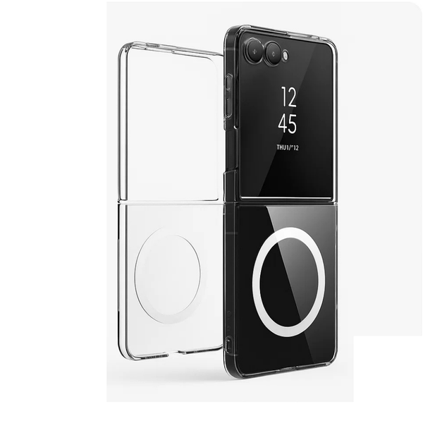 Clear Magsafe Cover Compatible With Samsung Z flip 7- shockproof