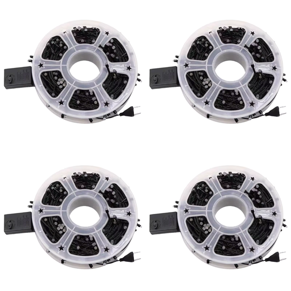 4 Pack 50M Outdoor/Indoor LED Christmas Fairy Decoration Event String Light