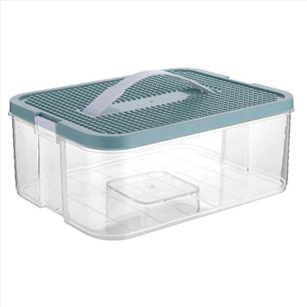 Kids Building Blocks Storage Box Green-B