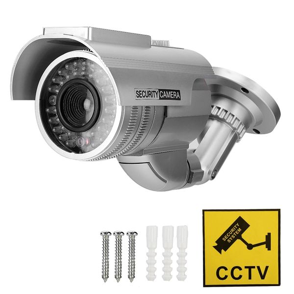 Solar Bullet Dummy Fake Security Camera